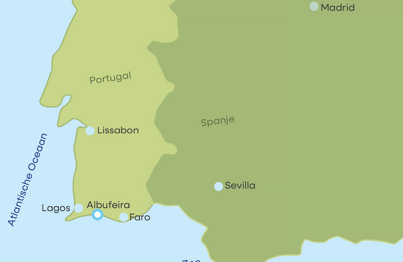 Busreis per comfort-class touringcar naar de Algarve met 2-weken verblijf in Albufeira in 4-sterren aparthotel Alfagar Alto da Colina Aparthotel