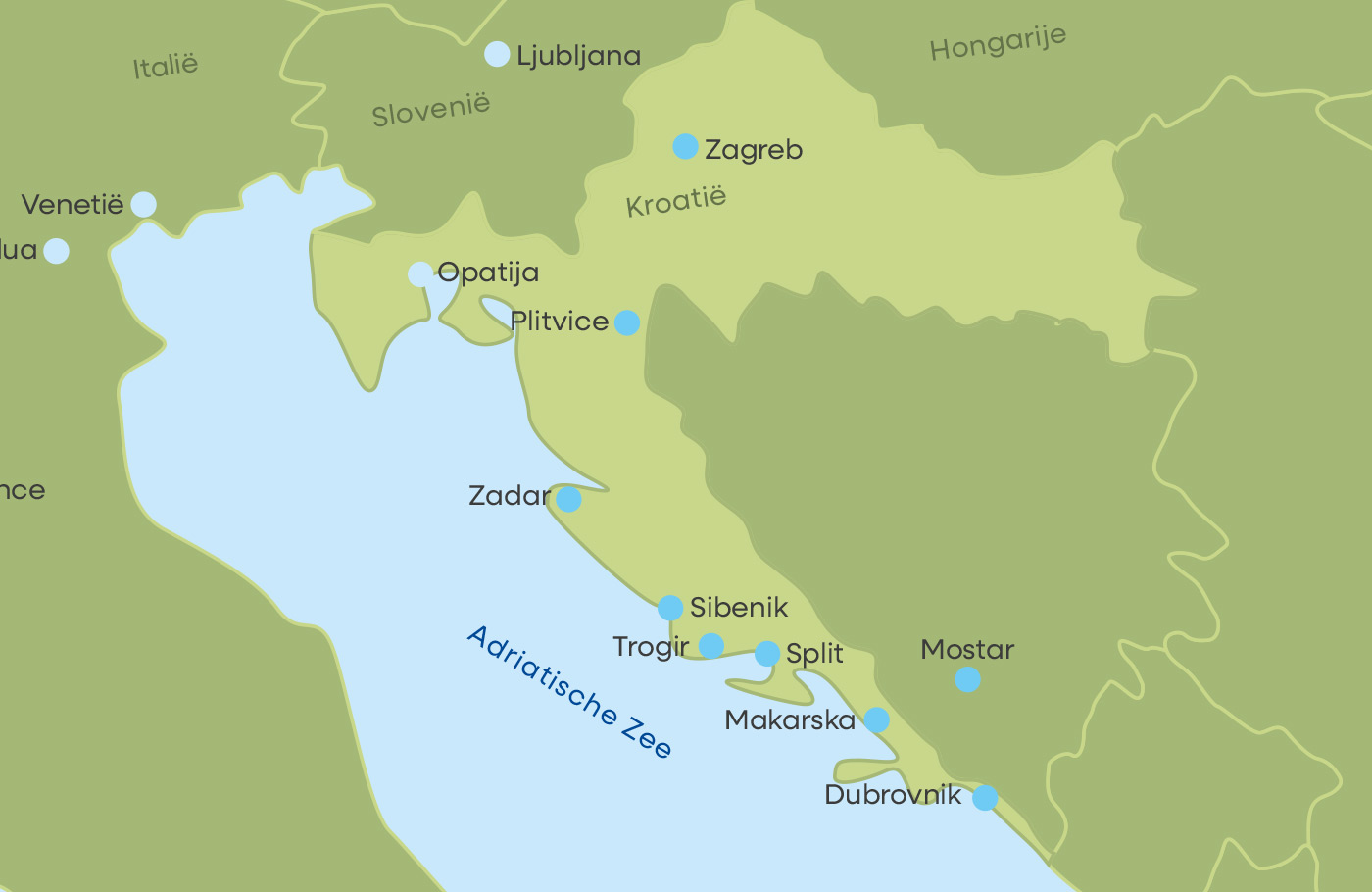 Met Maaskant Reizen, Rondreis prachtig Kroatië Met o.a. Dubrovnik, Split, Mostar, Trogir, Zadar, & Sibenik Rivièra!