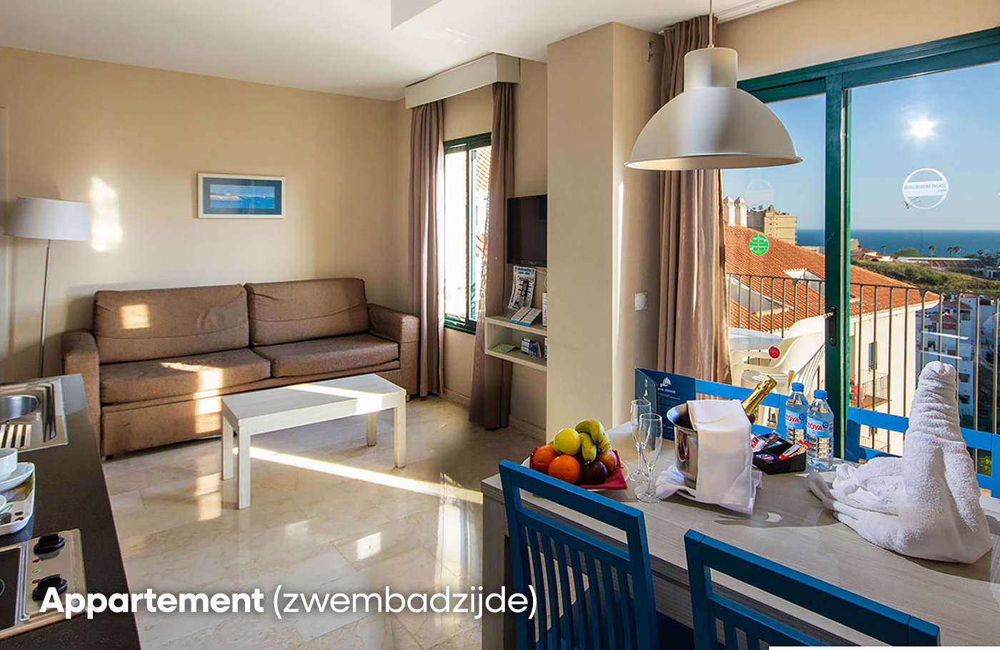 Met Maaskant Reizen Overwinteren aan de Costa del Sol, in 4-sterren aparthotel Benalmadena Palace