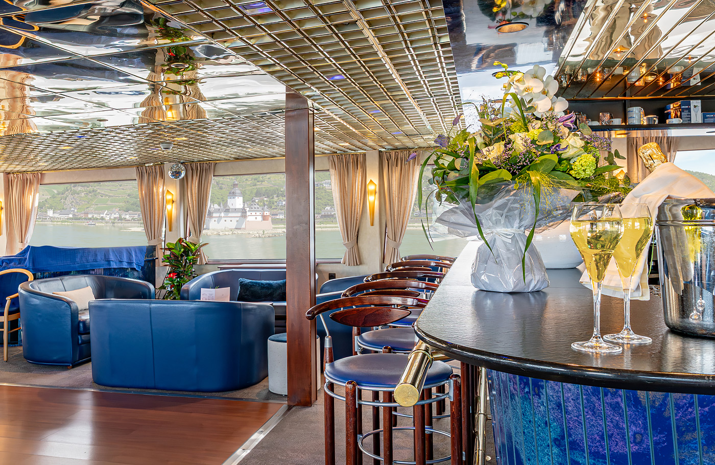 Cruise; de Romantische Rijn Riviercruise Van Straatsburg naar Koblenz en Rüdesheim