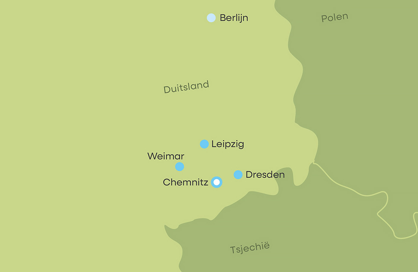6-daagse busreis van Maaskant Reizen; per comfort-class touringcar Leipzig, Dresden, Weimar & Chemnitz, Met o.a. gidsen in alle titelsteden en nieuw; bezoek aan Chemnitz!