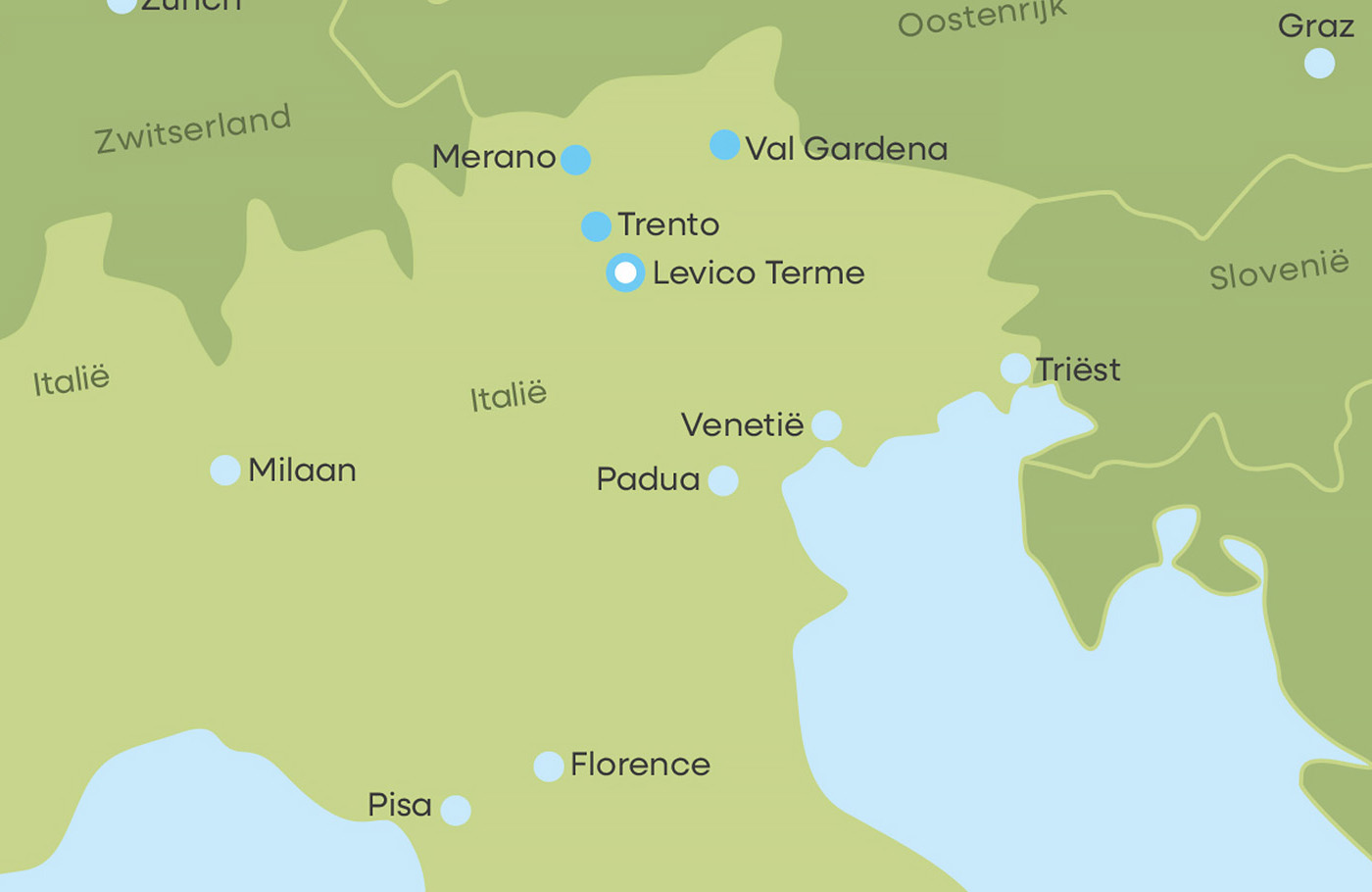 Busreis Zuid-Tirol met het Gardameer, Malcésine, Bassano del Grappa, Padua, Merano, Trento en Innsbruck. Maaskant Reizen, Noord-Italië, Comfort-class touringcar