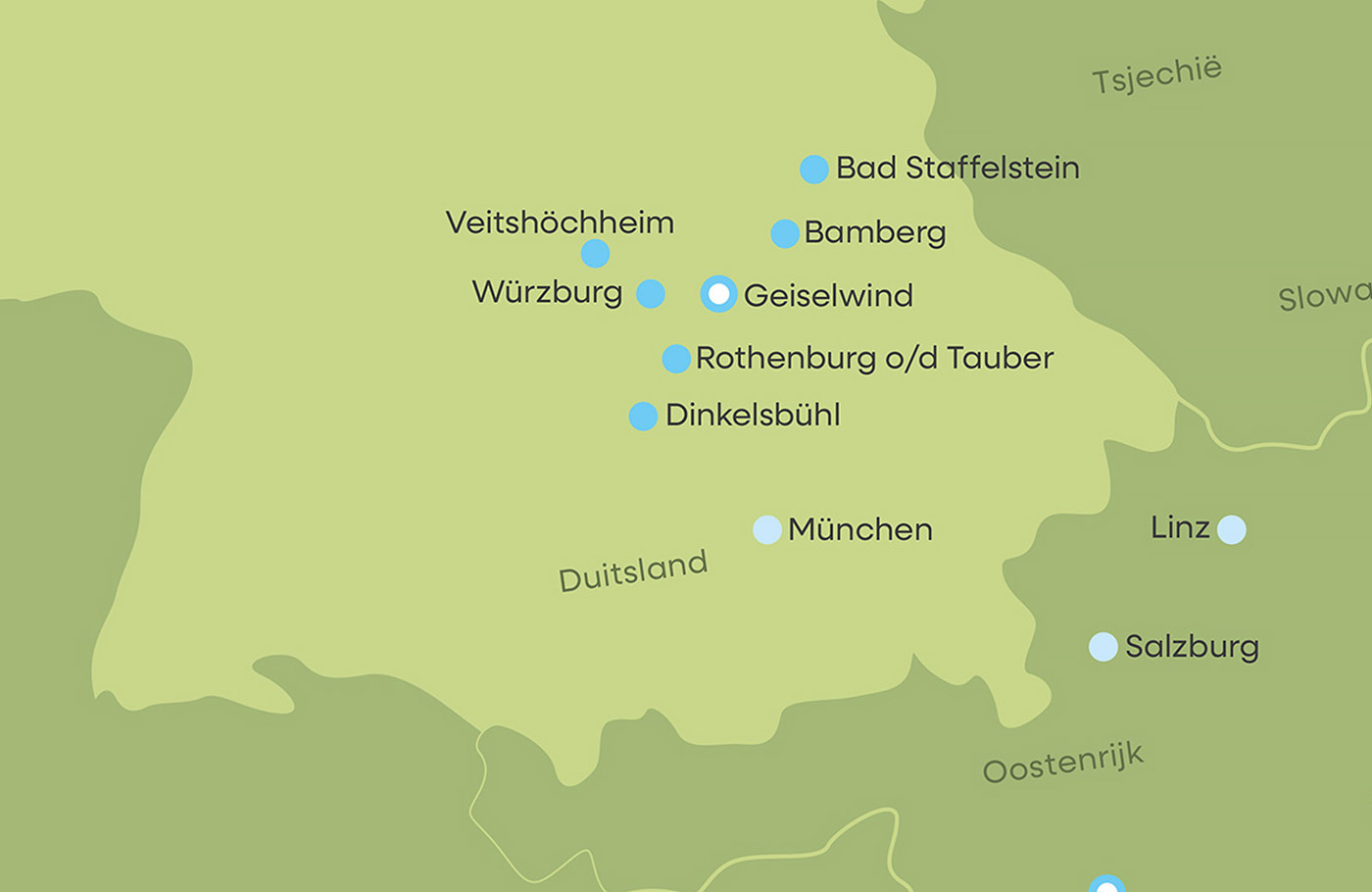 Busreis per comfort-class touringcar naar Beieren, de Romantische Straße Met o.a. Lohr am Main, Würzburg, Veitshöchheim, Bamberg, Rothenburg ob der Tauber en Dinkelsbühl
