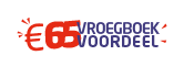 65 Euro Vroegboekkorting
