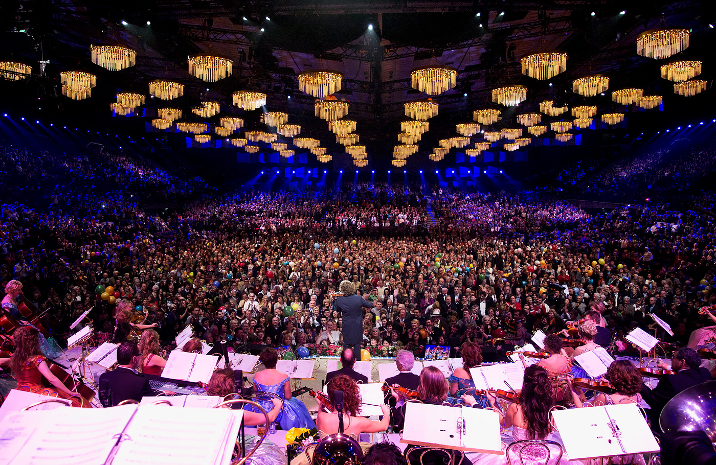 André Rieu’s nieuwjaarsconcert in het Ziggo Dome zitplaats en reis per tourist-class touringcar