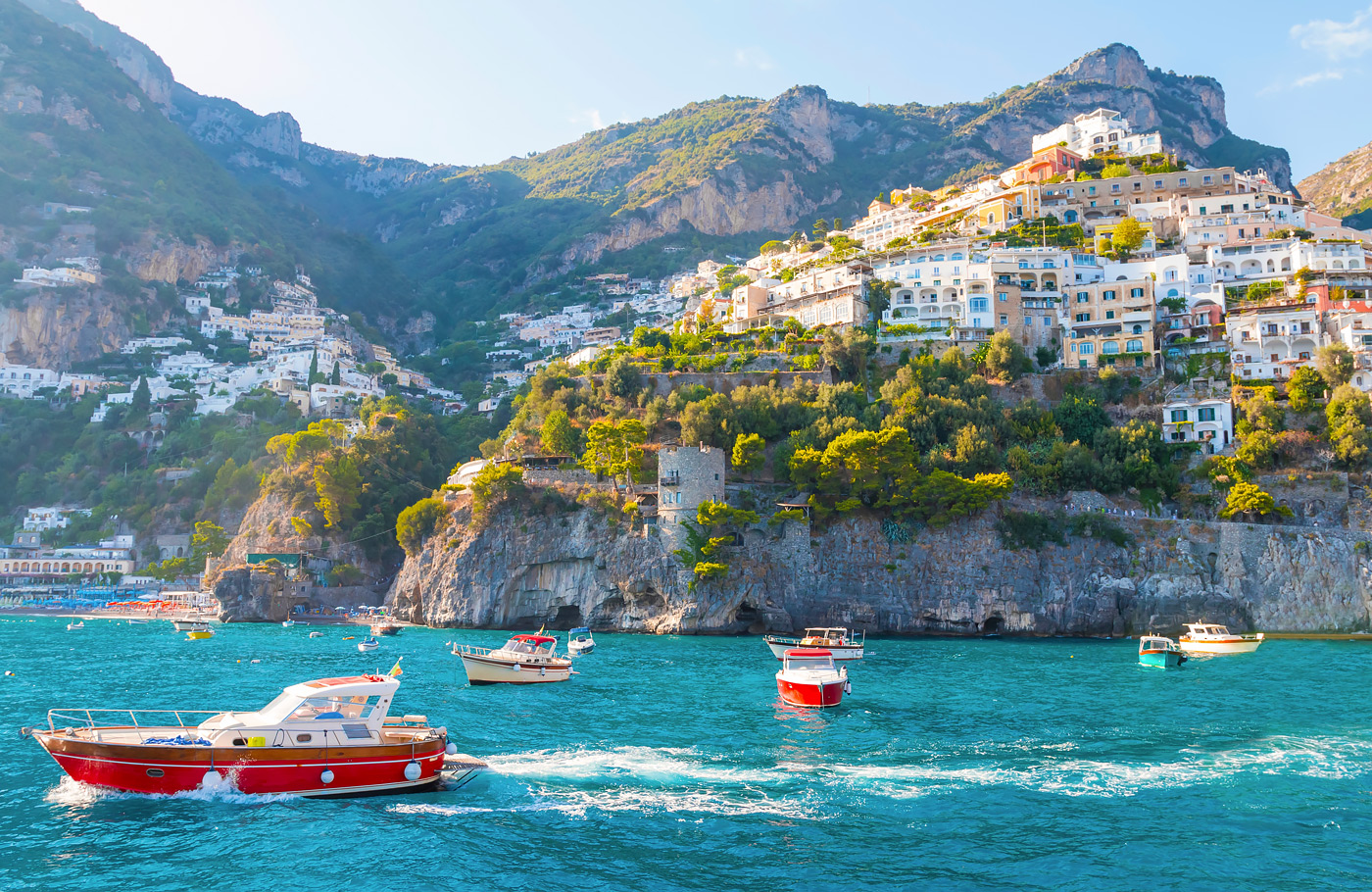 Reis per comfort-class touringcar, compleet verzorgd, Maaskant Reizen Met o.a. Montecassiono, Pompeï, Napels, Sorrento, Maiori en de Amalfikust