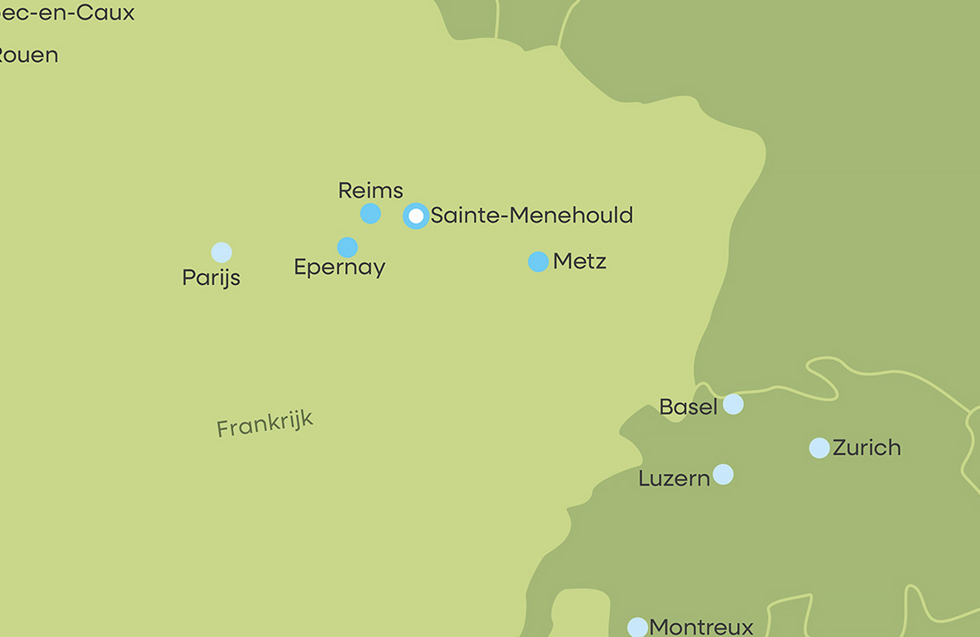 5-daagse reis per comfort-class touringcar van Maaskant Reizen; De Smaak van de Champagne Met o.a. Reims, Metz en Epernay