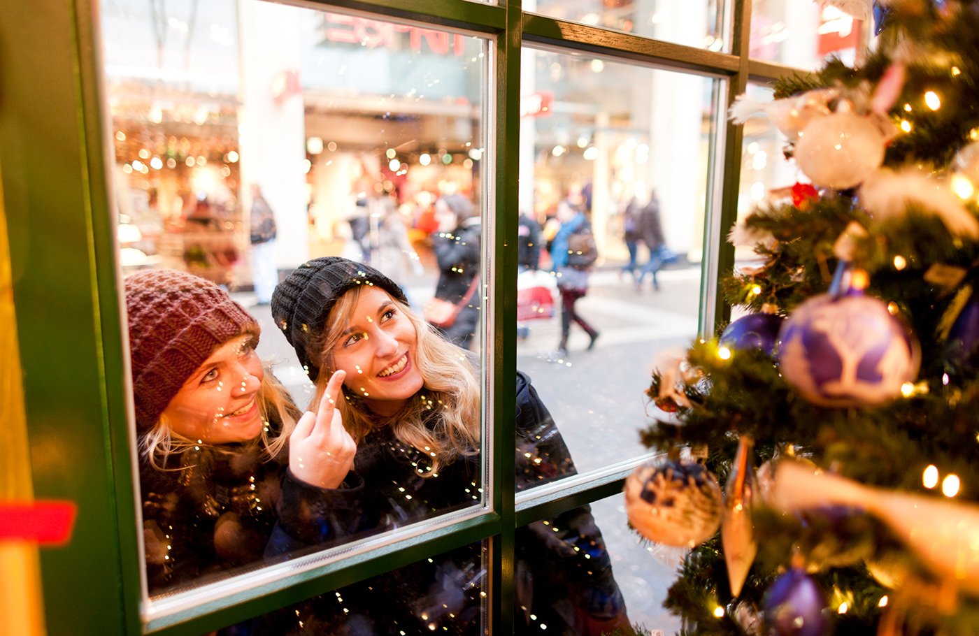 Kerstmarkt, kerstshoppen in Duesseldorf, dagtocht